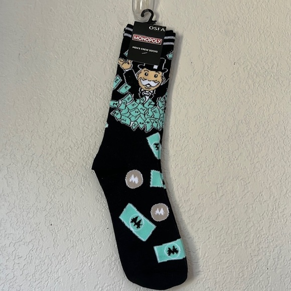 Hasbro Other - Monopoly Men's Crew Socks